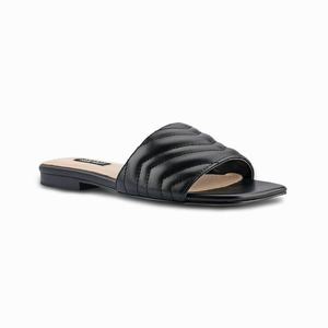 Nine West Mends Flat Slides - Black - Ireland (UE1495386)